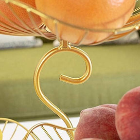 Suporte de Frutas 3 Níveis com Gancho para Banana