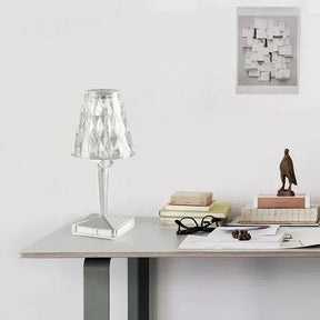 Lâmpada de Mesa Diamante LED Sem Fio Carpetino