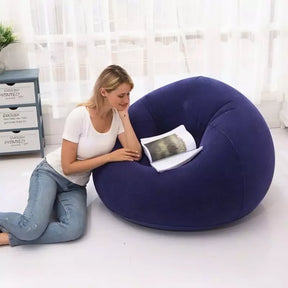 Puff Redondo Inflável Carpetino