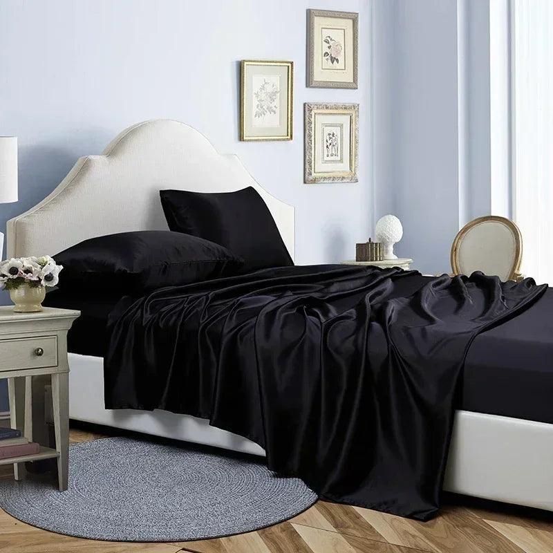 Conjunto de Lençóis de Cetim Carpetino