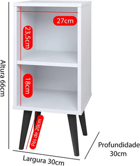 Mesa de Cabeceira Compacta